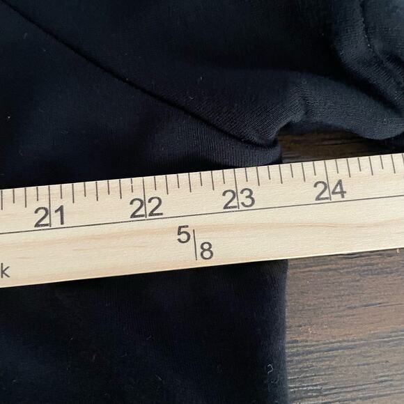 Lauren Ralph Lauren Women's Large Black Short Sleeve Shirt Blouse - Picture 5 of 7